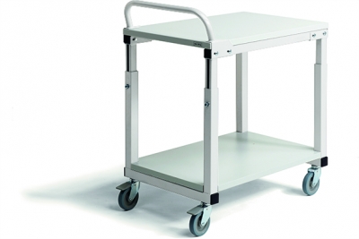 SAP-Tischwagen SET  ESD Ausführung 700 x 500mm mit Unterboden und Schiebegriff (Push)