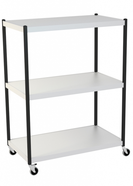 LP 48 XL - Metallrollwagen - grauwei