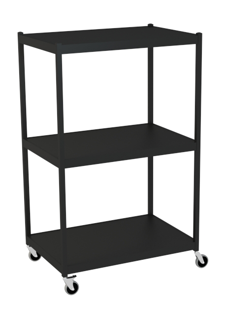 LP 48 L - Metallrollwagen - schwarz