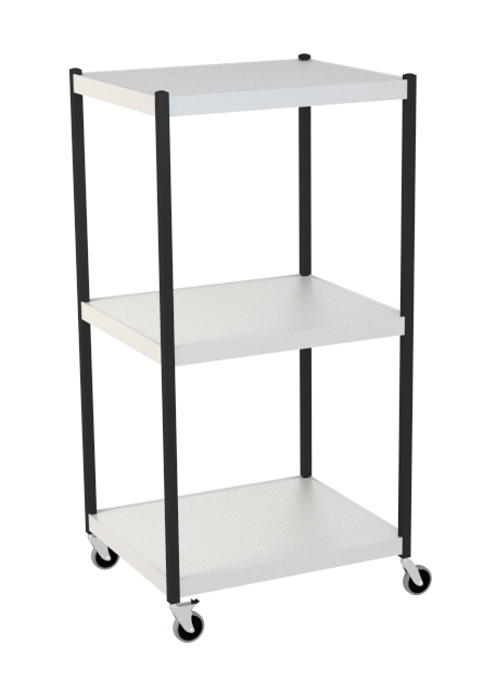 LP 48 M - Metallrollwagen - grauwei