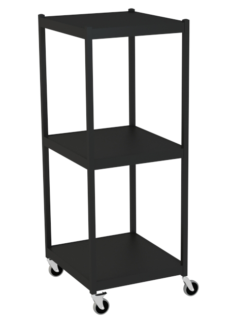 LP 48 S - Metallrollwagen - schwarz