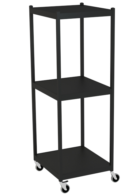 LP 54 S - Metallrollwagen - schwarz