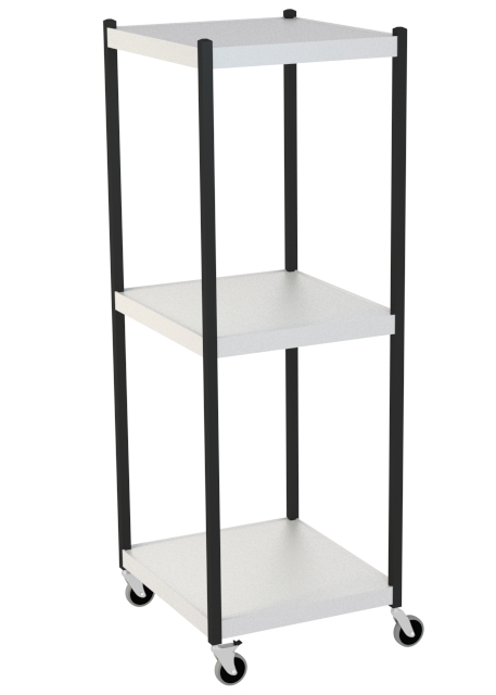 LP 54 S - Metallrollwagen - grauwei