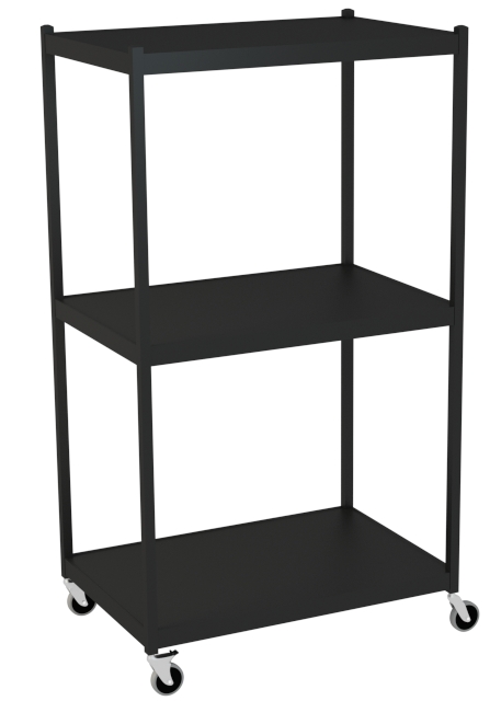 LP 54 L - Metallrollwagen - schwarz