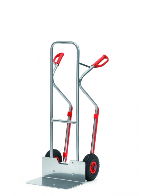 Alukarre A1331L mit Luftbereifung + Kunststoff Gleitkufen