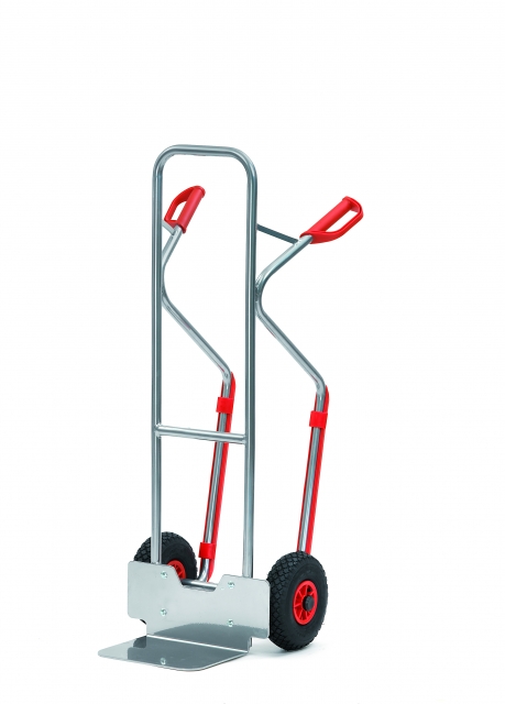 Alukarre A1330L mit Luftbereifung + Kunststoff Gleitkufen