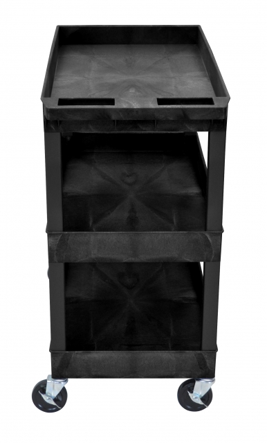 LKEC111-Durabil 3000 Rollwagen mit 3 Wannenböden/Schwarz