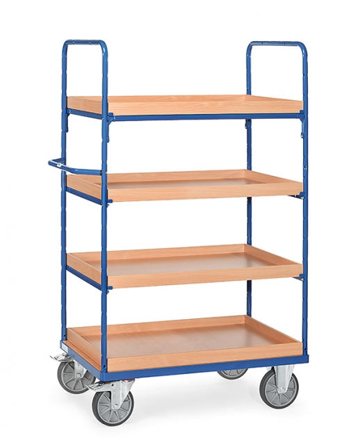 Etagenwagen Fetra 8322, 4 Etagen, Tragkraft 500 kg