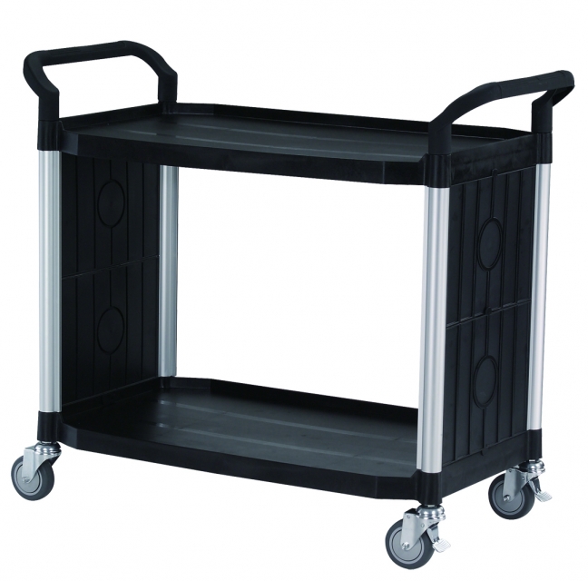 MASTER CART Rollwagen mit Seitenteilen | schwarz | LK8LF