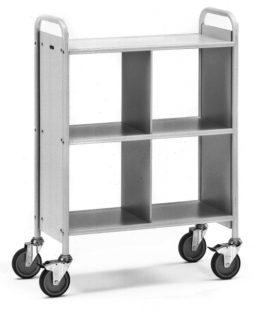 B?rowagen fetra 4872 mit Trennwand, Tragkraft 150 kg