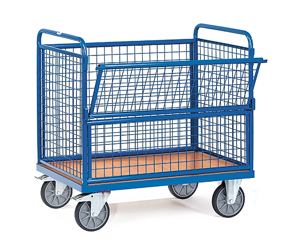 Drahtkastenwagen fetra 2772, Stahlrohr-Konstruktion, Tragkraft 500 kg