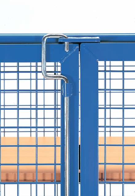 Kastenwagen fetra 4393 | Doppelflügeltür + Stangenverschluss | Tragkraft 750 kg