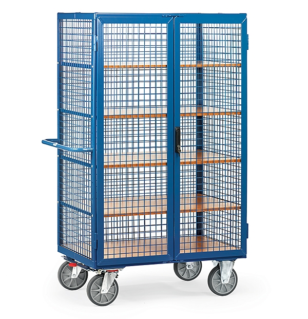 Kastenwagen fetra 5393 | Doppelflügeltür + Treibriegelverschluss | Tragkraft 750 kg