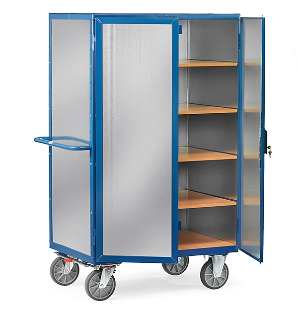 Kastenwagen fetra 5493 | Doppelflügeltür | verzinkt | Tragkraft 750 kg