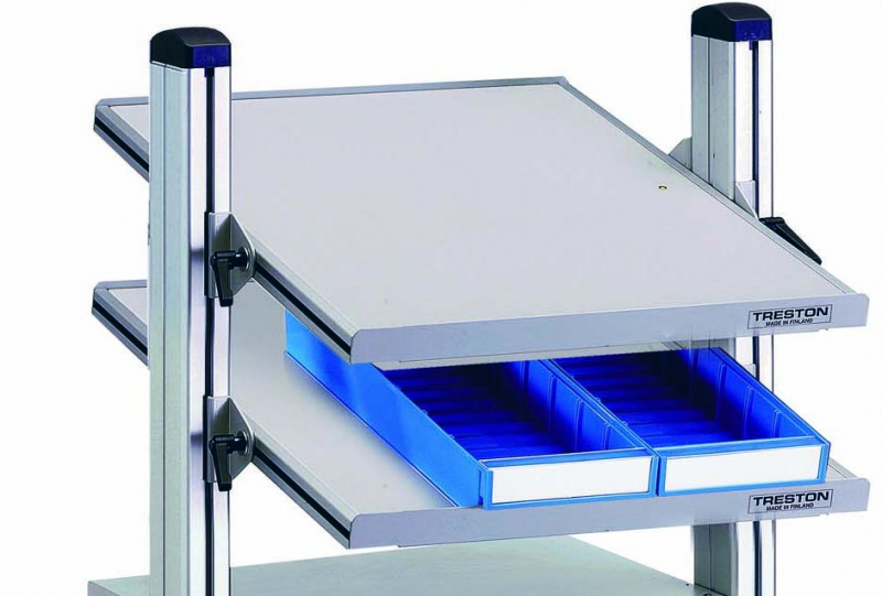 Treston WTR Universalwagen Zubehör verstellbares Zusatzbord für WTR 140-Wagen