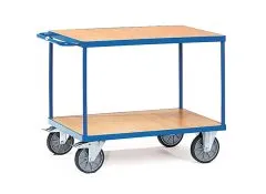 Schwerer Tischwagen Fetra 2401, 2 Etagen, Tragkraft 500 kg
