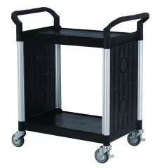 MASTER CART Rollwagen mit Seitenwänden | schwarz