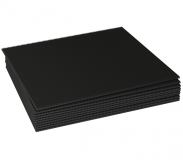 Gummiauflage - 1 Stück | schwarz | passend für Rollwagen-Bodenfläche 51x76cm | RM2030