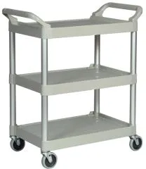 Rubbermaid Service-Rollwagen | platin