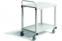 SAP-Tischwagen SET ESD 1000 x 700mm mit Unterboden und Schiebegriff (Push)