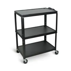 AVJLK42 XL schwarz Luxor Mehrzweck-Metallrollwagen